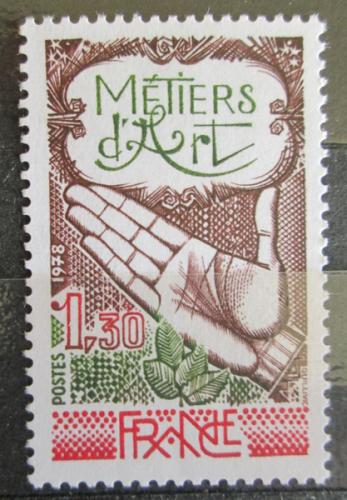 Poštová známka Francúzsko 1978 Rukodìlné umenie Mi# 2116