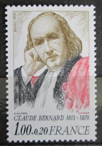 Poštová známka Francúzsko 1978 Claude Bernard, fyziolog Mi# 2117