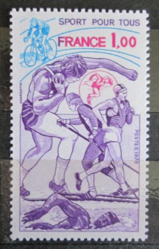 Poštová známka Francúzsko 1978 Šport Mi# 2125