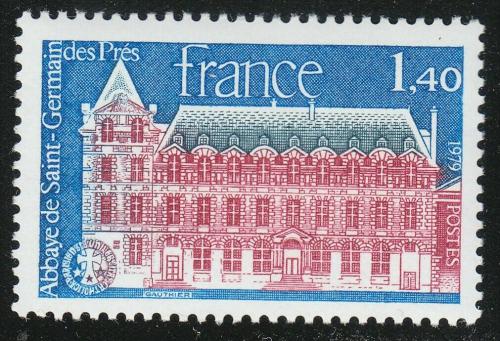 Potov znmka Franczsko 1979 Kltor Saint-Germain-des-Prs Mi# 2147 - zvi obrzok