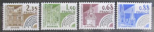 Potov znmky Franczsko 1979 Historick stavby Mi# 2163-66 