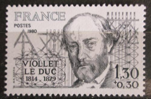Poštová známka Francúzsko 1980 Eugène Viollet-le-Duc, architekt Mi# 2195