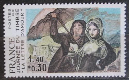 Poštová známka Francúzsko 1981 Umenie, Francisco de Goya Mi# 2249