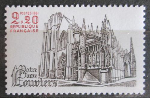 Poštová známka Francúzsko 1981 Kostel v Louviers Mi# 2285