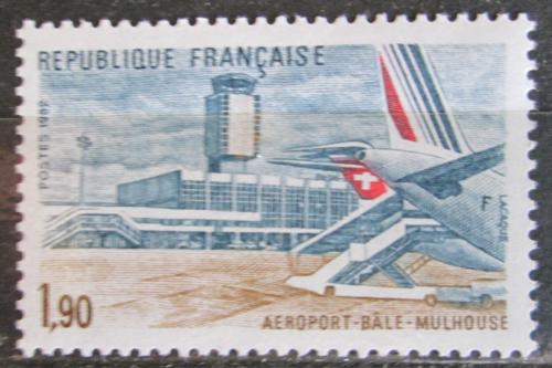 Poštovní známka Francie 1982 Letištì Basel-Mülhausen Mi# 2325