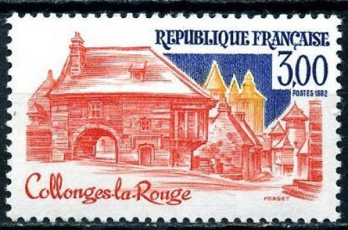 Potov znmka Franczsko 1982 Collonges-la-Rouge Mi# 2348 - zvi obrzok