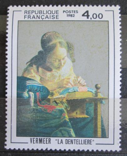 Poštová známka Francúzsko 1982 Umenie, Jan Vermeer Mi# 2350