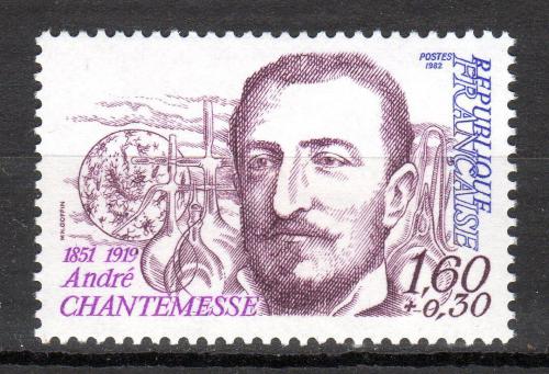 Poštová známka Francúzsko 1982 André Chantemesse, bakteriolog Mi# 2358