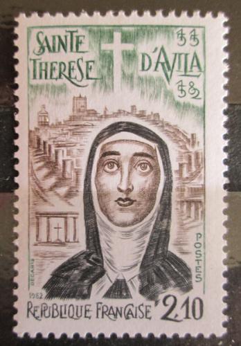 Poštová známka Francúzsko 1982 Svätá Terezie od Ježíše Mi# 2369
