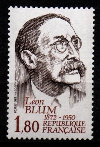 Poštová známka Francúzsko 1982 Léon Blum, politik Mi# 2373