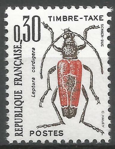 Poštová známka Francúzsko 1983 Leptura cordigera, doplatná Mi# 112 