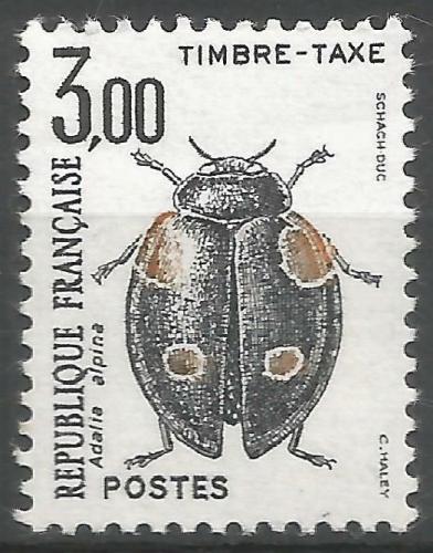 Poštová známka Francúzsko 1983 Adalia alpina, doplatná Mi# 114