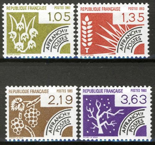 Poštové známky Francúzsko 1983 Roèní období Mi# 2376-79