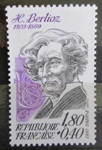 Poštová známka Francúzsko 1983 Hector Berlioz, skladatel Mi# 2380