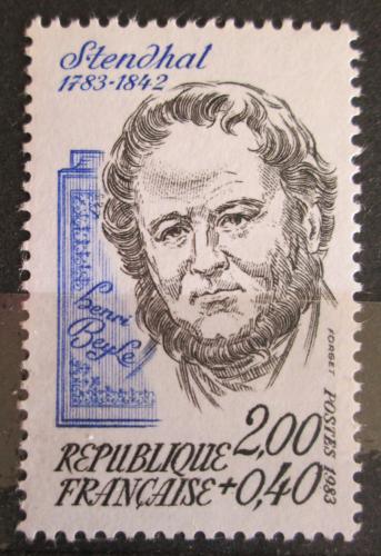 Poštová známka Francúzsko 1983 Stendhal, spisovatel Mi# 2419