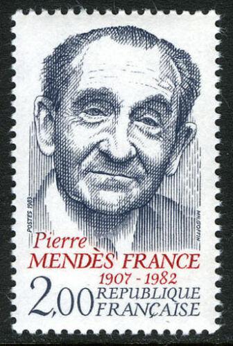 Poštová známka Francúzsko 1983 Pierre Mendès-France, politik Mi# 2423