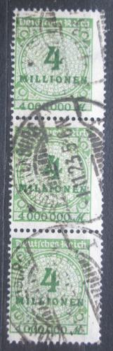 Poštové známky Nemecko 1923 Nominálna hodnota pretlaè Mi# 316