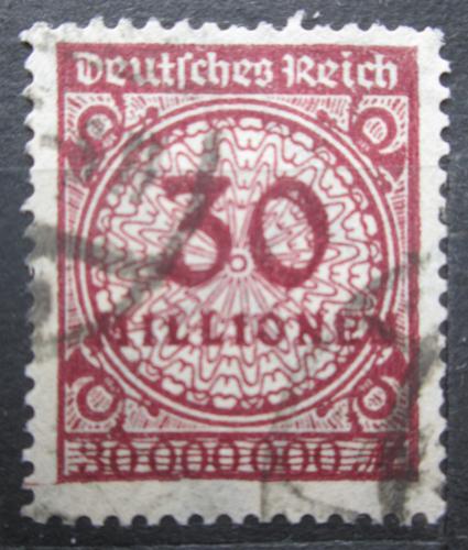 Poštová známka Nemecko 1923 Nominálna hodnota Mi# 320