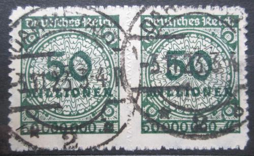 Poštové známky Nemecko 1923 Nominálna hodnota pár Mi# 321