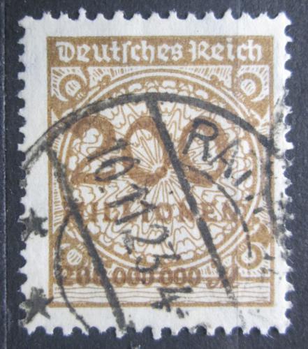 Poštová známka Nemecko 1923 Nominálna hodnota Mi# 323