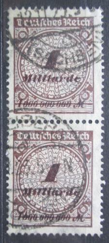 Poštové známky Nemecko 1923 Nominálna hodnota pár Mi# 325