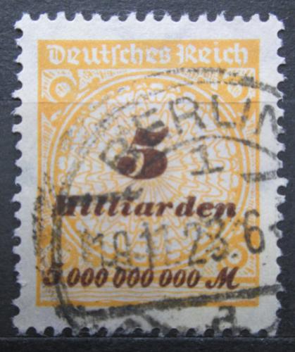 Poštová známka Nemecko 1923 Nominálna hodnota Mi# 327