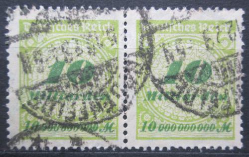 Poštové známky Nemecko 1923 Nominálna hodnota pár Mi# 328