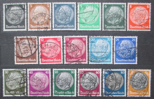 Poštové známky Nemecko 1934 Prezident Paul von Hindenburg Mi# 512-28