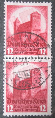 Poštové známky Nemecko 1934 Hrad Norimberk pár Mi# 547