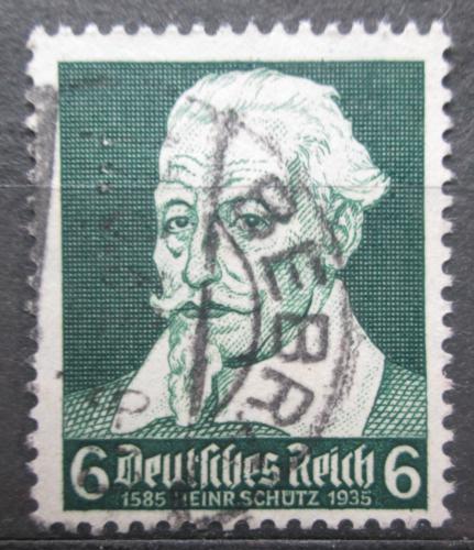 Poštová známka Nemecko 1935 Heinrich Schütz, skladatel Mi# 573
