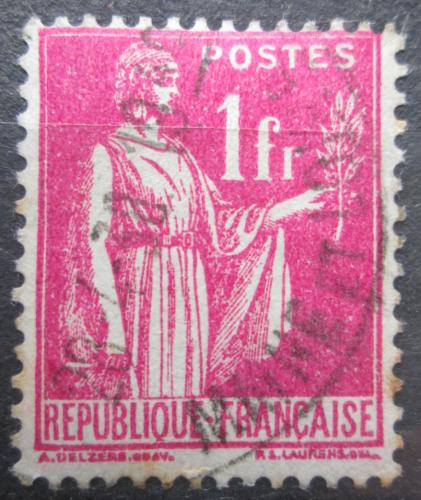 Poštová známka Francúzsko 1937 Alegorie míru Mi# 369