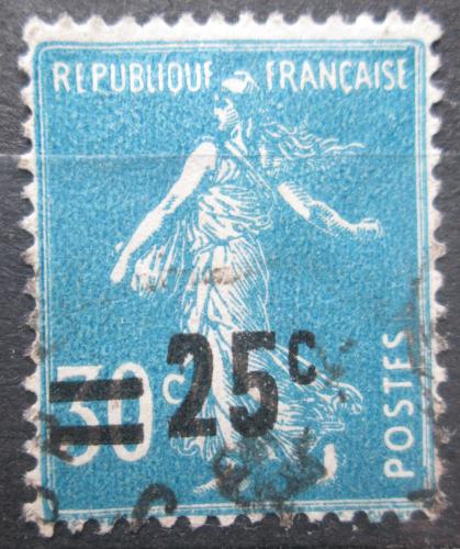 Poštová známka Francúzsko 1926 Rozsévaèka pretlaè Mi# 200