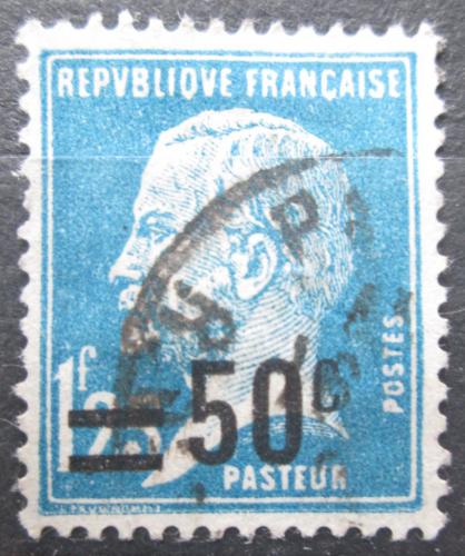Poštová známka Francúzsko 1926 Louis Pasteur pretlaè Mi# 208