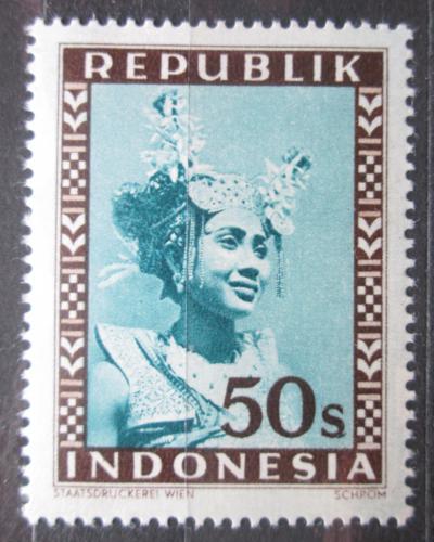 Poštová známka Indonézia 1949 Taneènice z Bali SC# 45