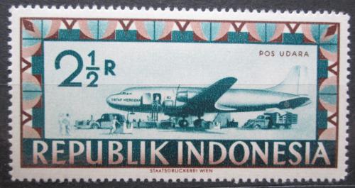 Poštovní známka Indonésie 1949 Letadlo SC# C35