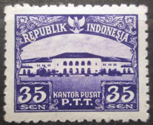 Potov znmka Indonzia 1953 Hlavn pota v Bandungu Mi# 101