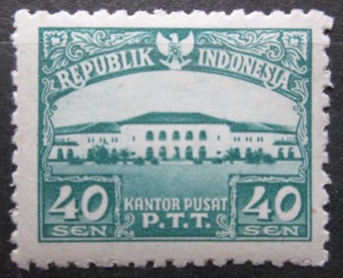Potov znmka Indonzia 1953 Hlavn pota v Bandungu Mi# 102