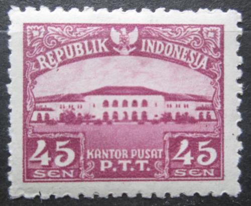 Potov znmka Indonzia 1953 Hlavn pota v Bandungu Mi# 103