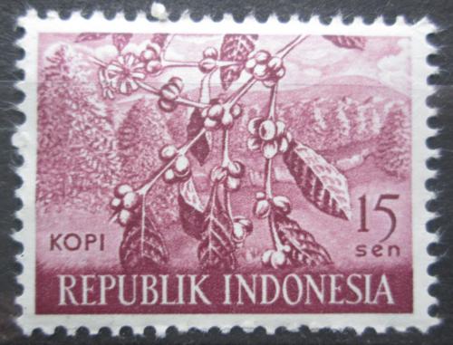 Poštová známka Indonézia 1960 Kávovník arabský Mi# 271