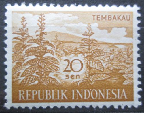 Poštová známka Indonézia 1960 Tabák Mi# 272