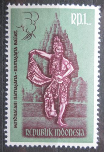 Poštová známka Indonézia 1962 Taneèník Dasamuka Mi# 325