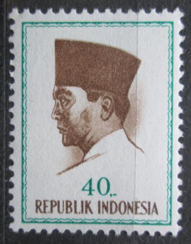 Poštová známka Indonézia 1964 Prezident Sukarno Mi# 429