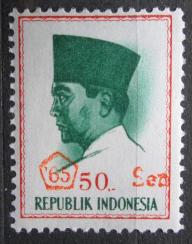 Poštová známka Indonézia 1966 Prezident Sukarno Mi# 510