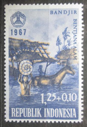 Poštová známka Indonézia 1967 Povodeò Mi# 592
