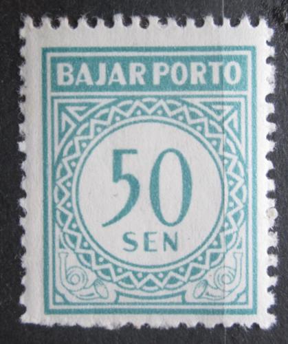 Poštová známka Indonézia 1962 Doplatná Mi# 21
