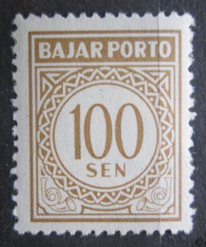 Poštová známka Indonézia 1962 Doplatná Mi# 22