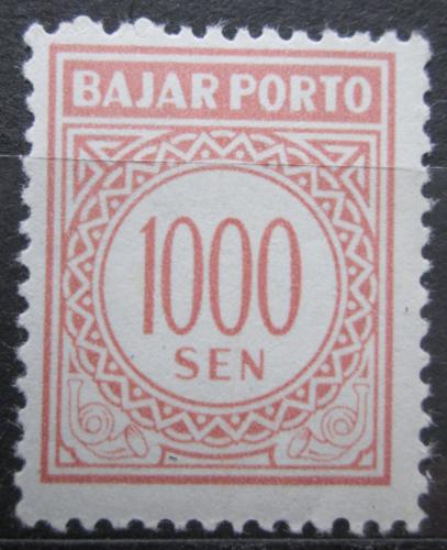 Poštová známka Indonézia 1963 Doplatná Mi# 26