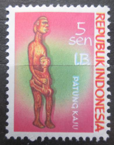 Poštová známka Západní Nová Guinea 1970 Døevoøezba Mi# 36