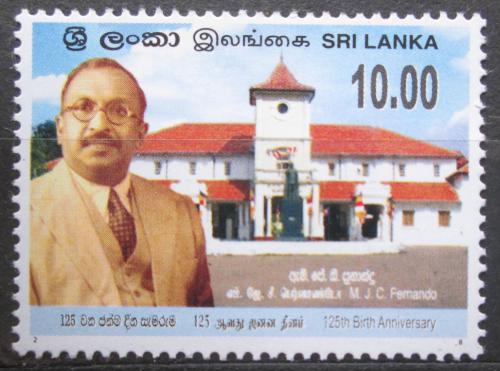 Poštová známka Srí Lanka 2010 M. J. C. Fernando Mi# 1778 