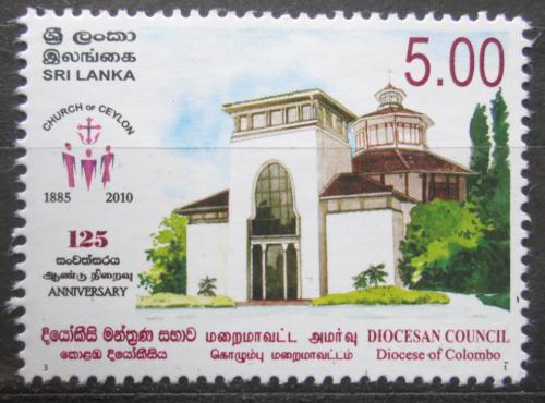 Poštová známka Srí Lanka 2010 Budova Anglikánské diocéze v Colombu Mi# 1813